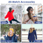 Winter Beanie Hat Scarf Set for Women