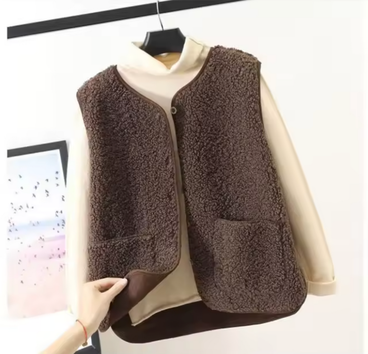Niki | Women's Cozy Lambswool Fleece Vest