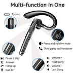 Wireless 5.3 Single-Ear Business Headset with Mic