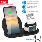 Wireless Charger 10W Fast Charging Station