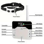 Wireless Fence & Training Collar 2-in-1 - Waterproof & Rechargeable