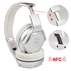 Wireless Foldable Headphones with Built-in Speaker