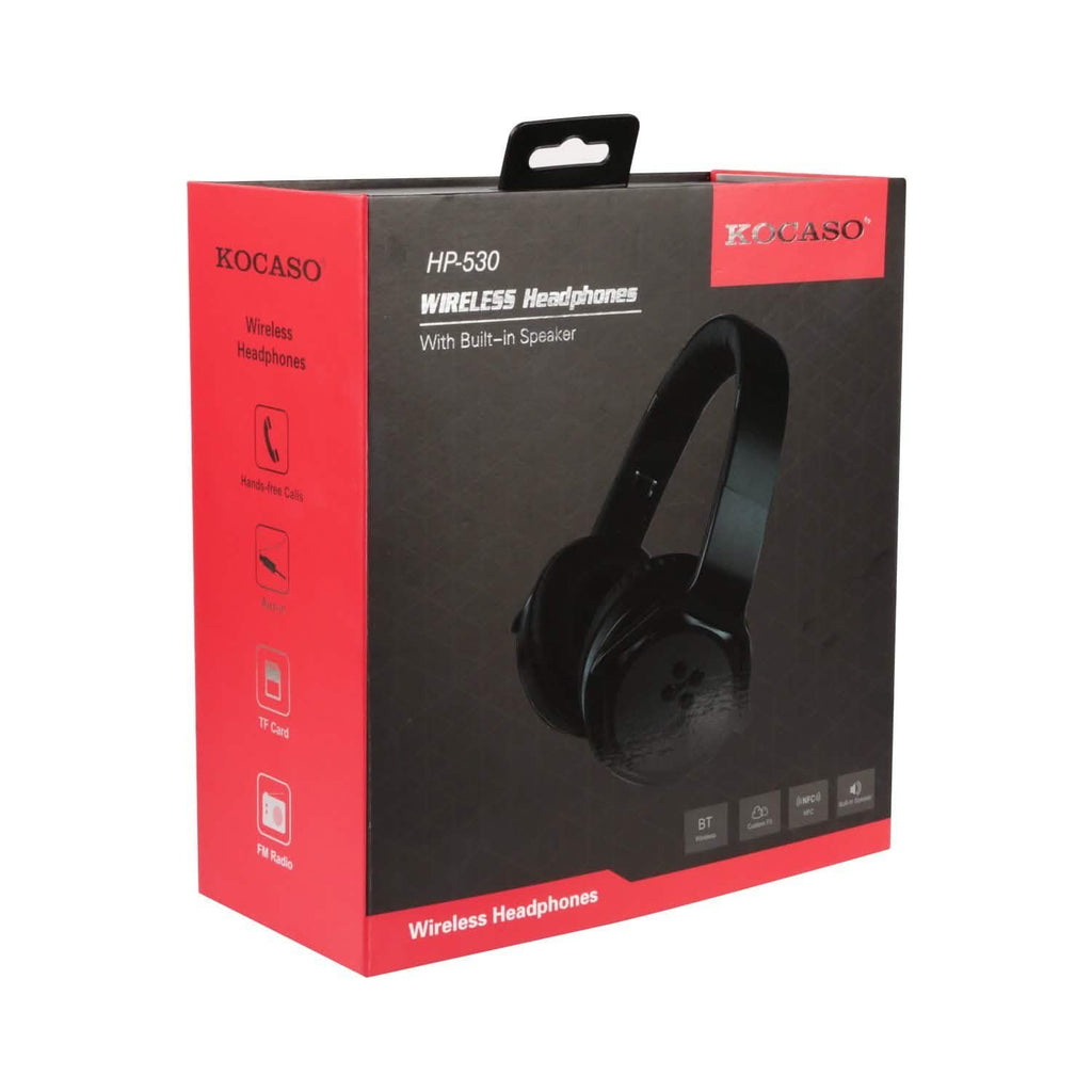 Wireless Foldable Headphones with Built-in Speaker