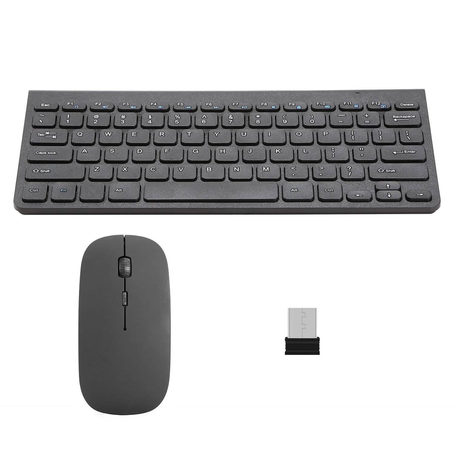 Wireless Keyboard and Mouse 2.4GHz Multimedia Mini Keyboard & Mouse