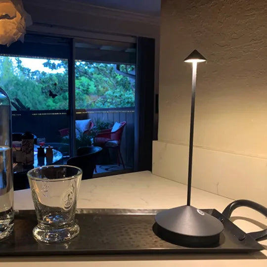 Portable LED Table Lamp for Indoor/Outdoor Use