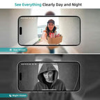 Wireless Smart Video Doorbell Camera with Night Vision and Motion Alerts