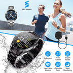 Wireless Smartwatch Fitness Tracker IP68 Waterproof Sport Bracelet