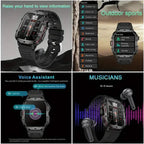 Wireless Talk Fitness AI Voice Outdoor 100+ Sports Mode Outdoor Smart Watch