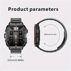 Wireless Talk Fitness AI Voice Outdoor 100+ Sports Mode Outdoor Smart Watch