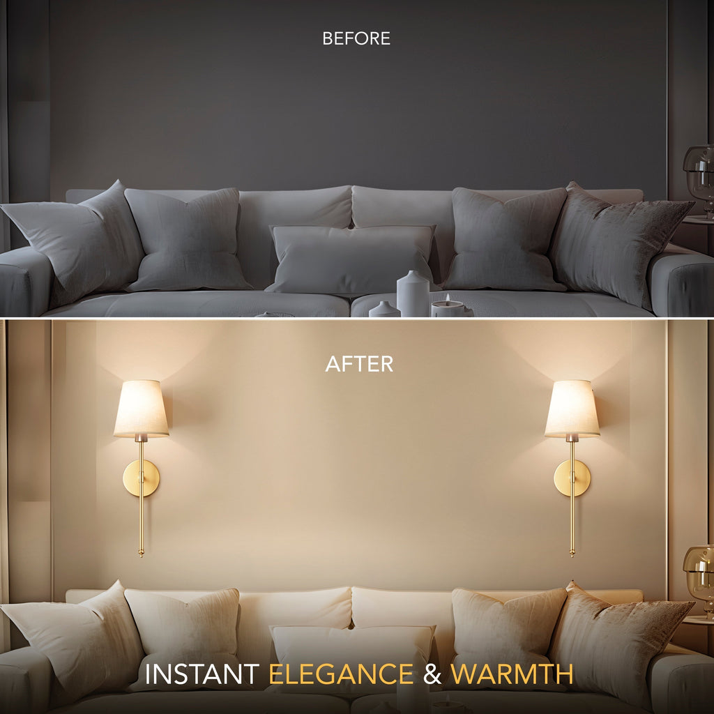 Wireless Wall Lights (Set of 2)