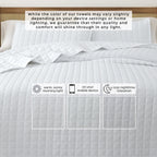 Box-Stitched Seersucker Quilt Set - Seersucker Collection