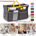 Women Lady Travel Insert Handbag Organizer Makeup Bags