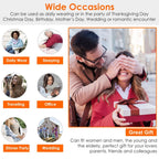 Women Long Soft Knitted Shawl Extra Thick Plaid Blanket Wrap Cape
