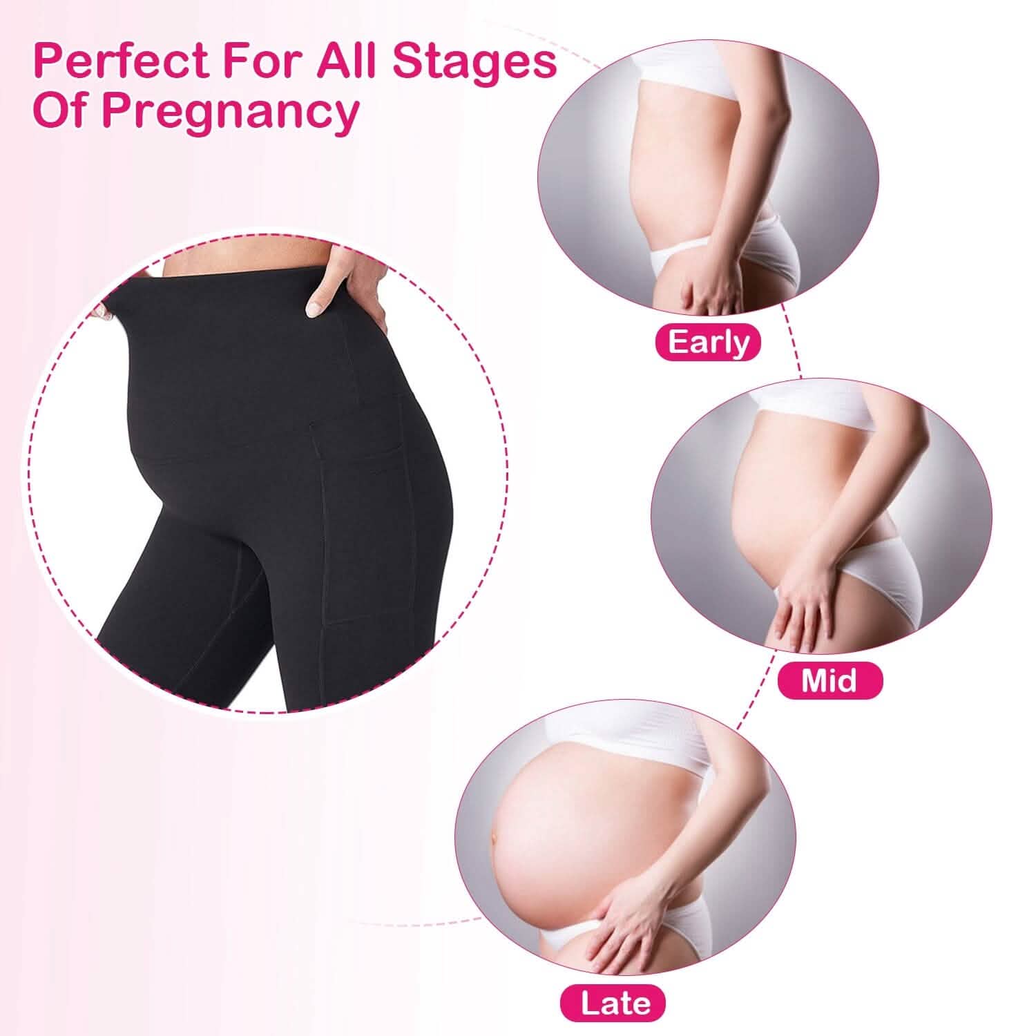 Women Maternity Seamless Shorts