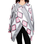 Women Open Front Long Sleeve Cardigan