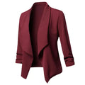 Women's Business Blazer - Structured Open Front, Wrinkle-Resistant