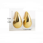 Women's Chunky Teardrop Earrings