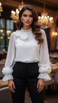 Women's Elegant Stylish Blouse for Everyday Wear