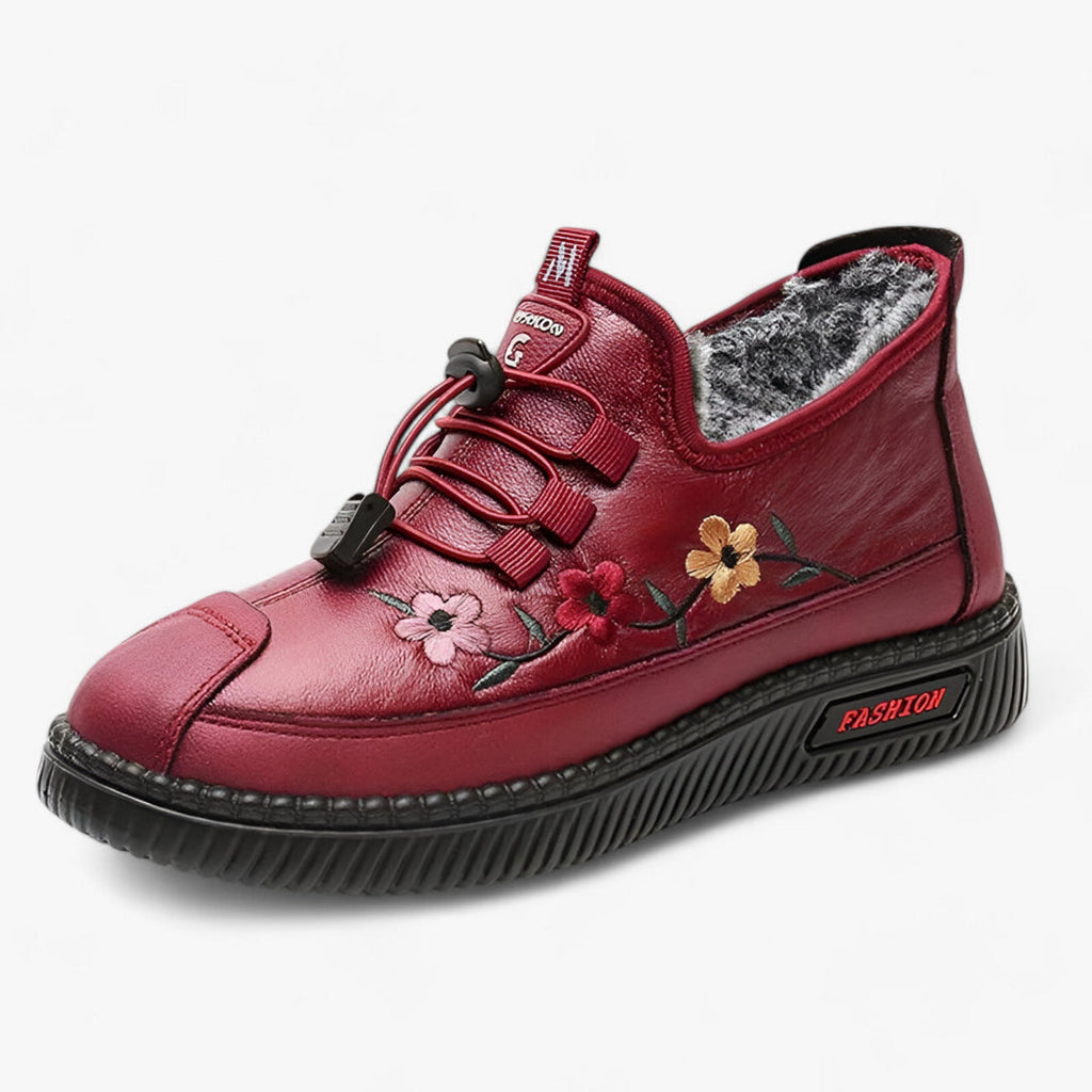 Women's Casual Shoes with Floral Embellishment