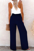 Women's High-Waisted Tailored Comfort Trousers