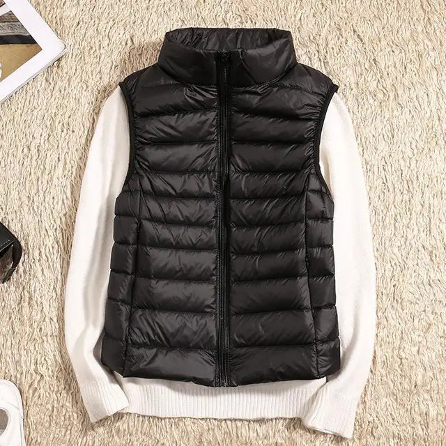 Women's Lightweight Vest – Stylish & Warm for Transitional Seasons
