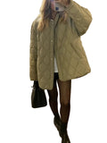 Women's Oversized Quilted Winter Jacket