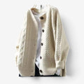 Women's Oversized Long-Sleeve Cardigan
