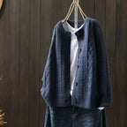 Women's Oversized Long-Sleeve Cardigan