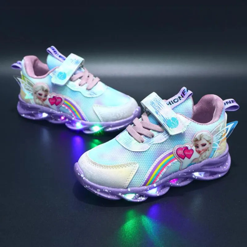 Niki | Girls' Light-Up Sneakers with Animated Graphics