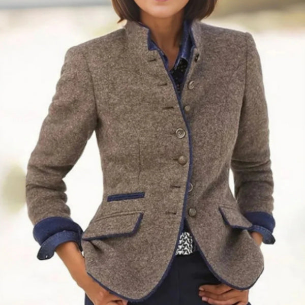 Niki | Women's Tailored Stand-Up Collar Jacket