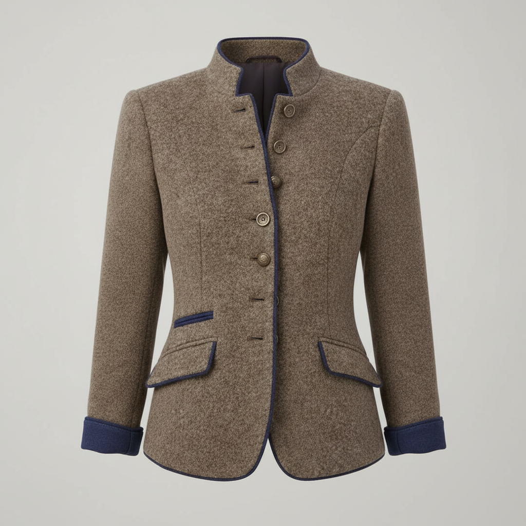 Niki | Women's Tailored Stand-Up Collar Jacket