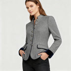 Niki | Women's Tailored Stand-Up Collar Jacket