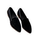 Women's Pointed Toe Suede Slip-On Flats