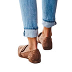 Women's Pointed Toe Suede Slip-On Flats