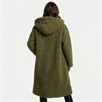 Niki | Plush hooded teddy coat for women