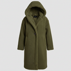 Niki | Plush hooded teddy coat for women