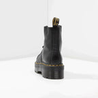 Women's Thick-Sole Ankle Boots with Front Zip