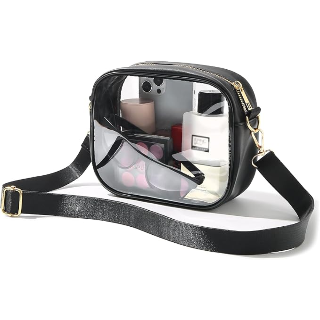 Women's Transparent Crossbody Bag for Events & Travel