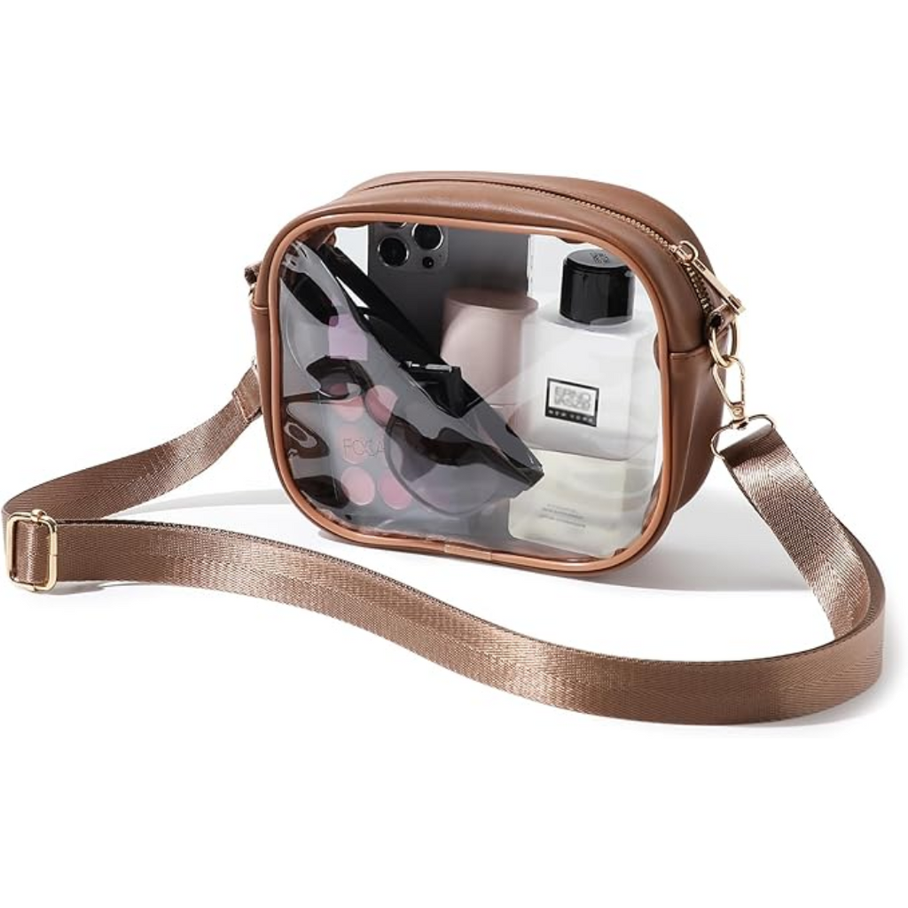 Women's Transparent Crossbody Bag for Events & Travel