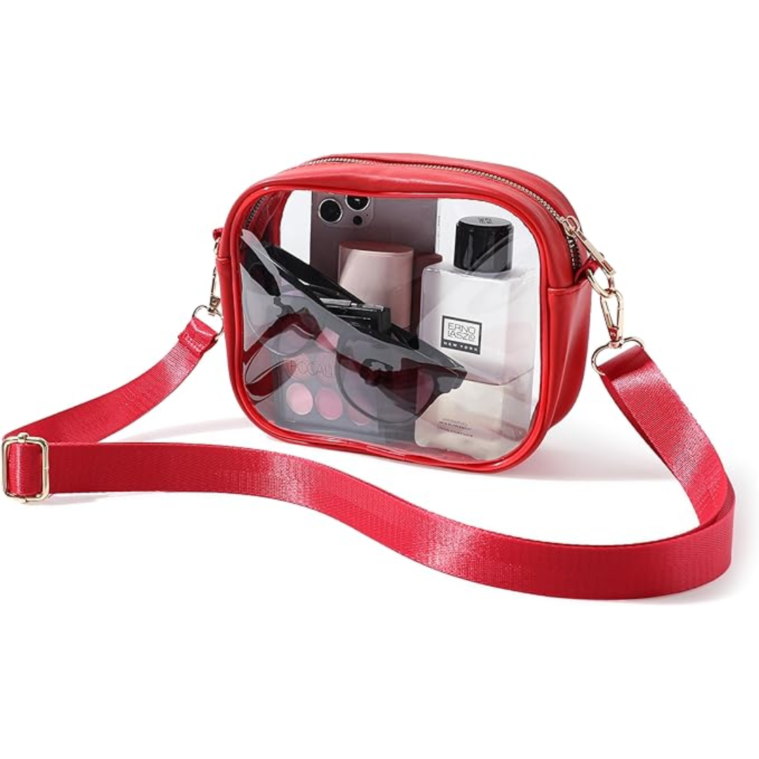 Women's Transparent Crossbody Bag for Events & Travel
