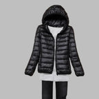 Women's Ultra-Lightweight Packable Hooded Down Jacket
