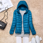 Women's Ultra-Lightweight Packable Hooded Down Jacket