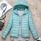 Women's Ultra-Lightweight Packable Hooded Down Jacket
