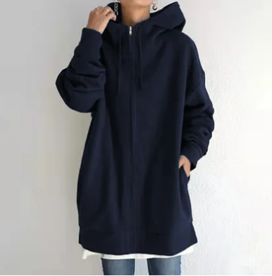 Niki | Women's Cozy Oversized Zip Hoodie