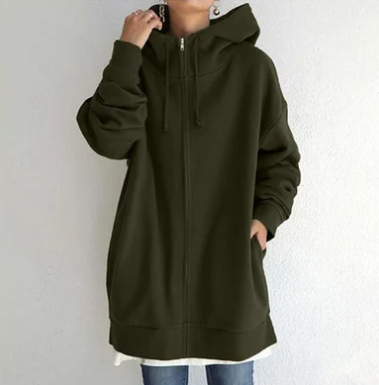 Niki | Women's Cozy Oversized Zip Hoodie