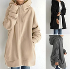 Niki | Women's Cozy Oversized Zip Hoodie