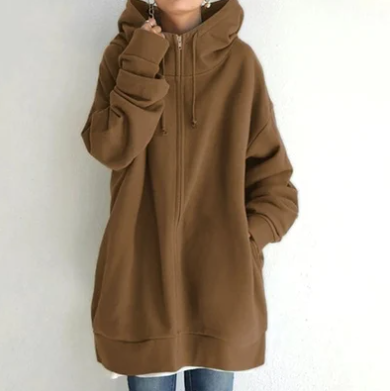 Niki | Women's Cozy Oversized Zip Hoodie