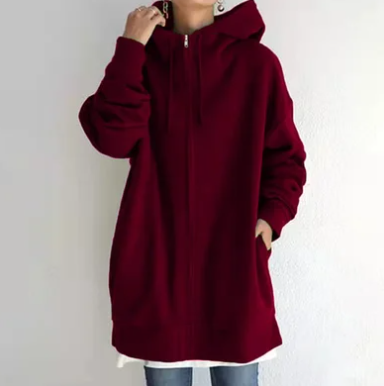 Niki | Women's Cozy Oversized Zip Hoodie