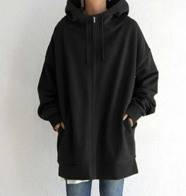 Niki | Women's Cozy Oversized Zip Hoodie