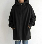 Niki | Women's Cozy Oversized Zip Hoodie